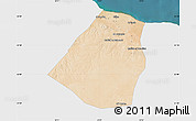 Satellite Map of Zeleitin (Zliten), single color outside