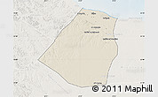 Shaded Relief Map of Zeleitin (Zliten), lighten