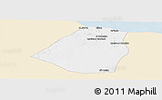 Classic Style Panoramic Map of Zeleitin (Zliten), single color outside