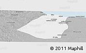 Gray Panoramic Map of Zeleitin (Zliten)