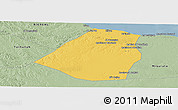 Savanna Style Panoramic Map of Zeleitin (Zliten)