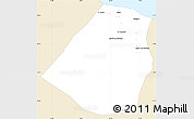 Classic Style Simple Map of Zeleitin (Zliten), single color outside