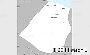 Gray Simple Map of Zeleitin (Zliten)