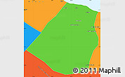 Political Simple Map of Zeleitin (Zliten)
