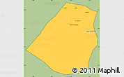 Savanna Style Simple Map of Zeleitin (Zliten), cropped outside
