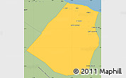 Savanna Style Simple Map of Zeleitin (Zliten)