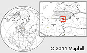 Blank Location Map of Lazdiju, highlighted country