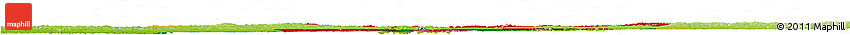 Flag Horizon Map of Lithuania, physical outside, bathymetry sea