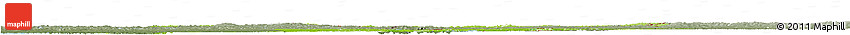 Physical Horizon Map of Lithuania, semi-desaturated, land only