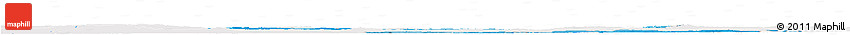 Political Shades Horizon Map of Kaunas, single color outside