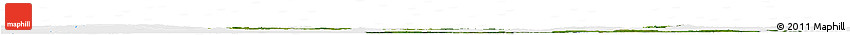 Satellite Horizon Map of Kaunas, single color outside