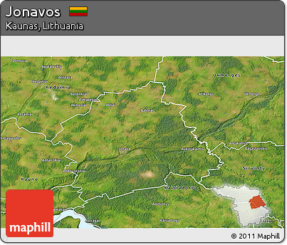 Satellite 3D Map of Jonavos