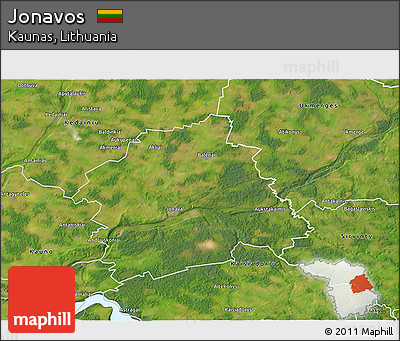 Satellite 3D Map of Jonavos