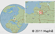 Savanna Style Location Map of Jonavos, highlighted parent region, within the entire country, hill shading