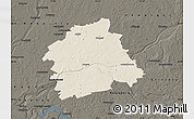 Shaded Relief Map of Jonavos, darken