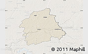 Shaded Relief Map of Jonavos, lighten