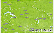 Physical 3D Map of Kaisiadoriu
