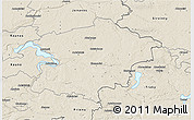 Shaded Relief 3D Map of Kaisiadoriu