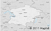 Silver Style 3D Map of Kaisiadoriu