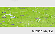 Physical Panoramic Map of Kaisiadoriu