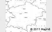 Blank Simple Map of Kaisiadoriu