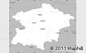 Gray Simple Map of Kaisiadoriu