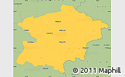 Savanna Style Simple Map of Kaisiadoriu