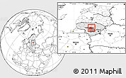 Blank Location Map of Kedainiu, highlighted country, highlighted parent region