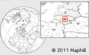 Blank Location Map of Kedainiu, highlighted parent region, within the entire country