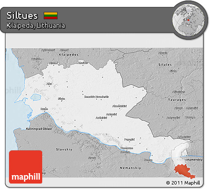 Gray 3D Map of Siltues