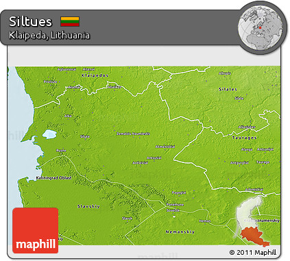 Physical 3D Map of Siltues