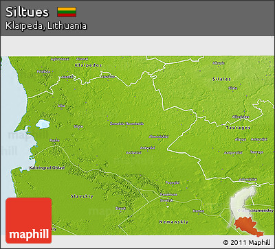 Physical 3D Map of Siltues
