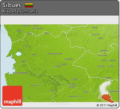 Physical 3D Map of Siltues