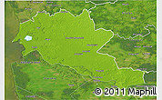 Physical 3D Map of Siltues, satellite outside