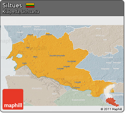 Political 3D Map of Siltues, lighten, semi-desaturated