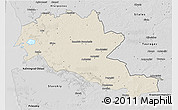 Shaded Relief 3D Map of Siltues, desaturated
