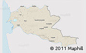Shaded Relief 3D Map of Siltues, single color outside