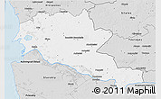 Silver Style 3D Map of Siltues