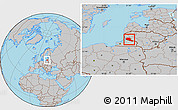 Gray Location Map of Siltues