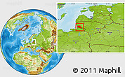 Physical Location Map of Siltues, within the entire country