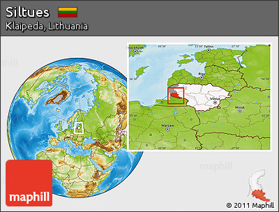 Physical Location Map of Siltues, highlighted country, highlighted parent region, within the entire country