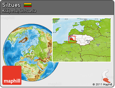 Physical Location Map of Siltues, highlighted country, highlighted parent region, within the entire country