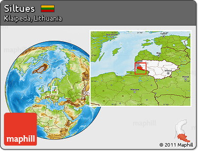 Physical Location Map of Siltues, highlighted country, highlighted parent region