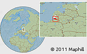 Savanna Style Location Map of Siltues, highlighted parent region, within the entire country, hill shading