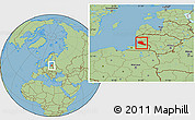 Savanna Style Location Map of Siltues