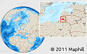 Shaded Relief Location Map of Siltues