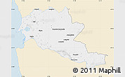 Classic Style Map of Siltues, single color outside