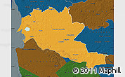 Political Map of Siltues, darken