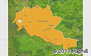 Political Map of Siltues, satellite outside