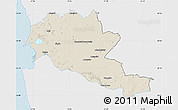 Shaded Relief Map of Siltues, single color outside
